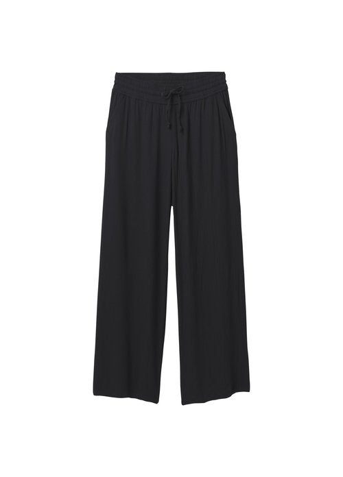 prAna Women's Standard Fernie Beach Pant, Black, L