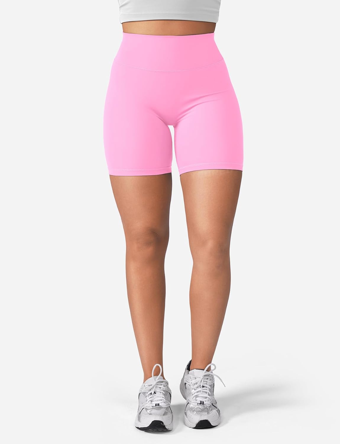YEOREO Women's High Waist Biker Shorts - SoftHue Tummy Control Yoga & Gym Shorts | 3.6" / 4.5" / 6" Sizes
