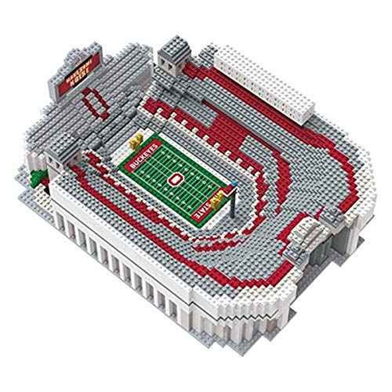 FOCO NCAA Unisex NCAA College 3D BRXLZ Puzzle Team Football Stadium