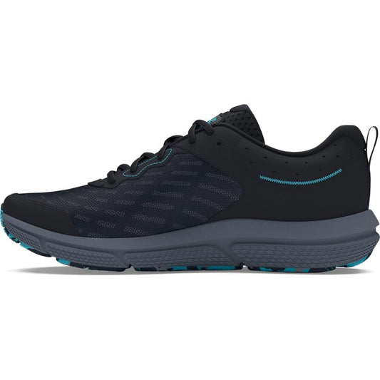 Under Armour Men's Charged Assert 10, (003) Black/Black/Blue Surf, 11, US