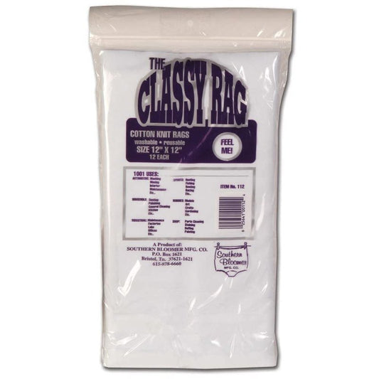 Southern Bloomer Cotton RAG 12X12 inch 12/Bag
