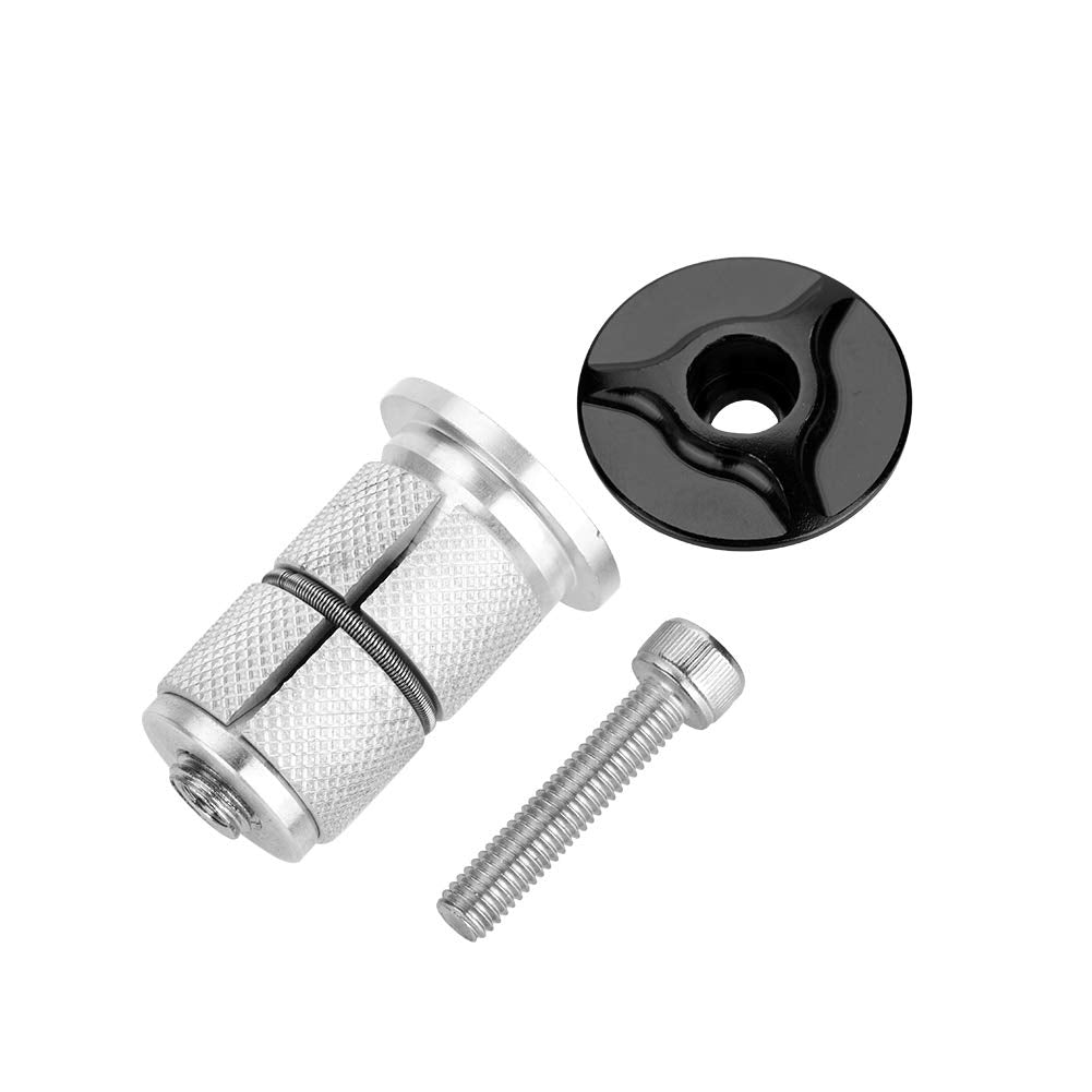 Tbest ycle Star Nut Setter, Bike Stem Headset TopAluminum Alloy ycle Headset TopBike Fork Expander Bung Bike Stem Headset Carbon TopFork Ca headsetheadset top