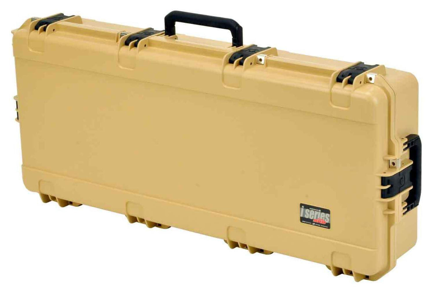 SKB Cases Waterproof Double Bow/Short Case - Desert Tan, Durable Transport Solution with Inline Wheels, Secure & Protective, 40x16x5.5 Inches