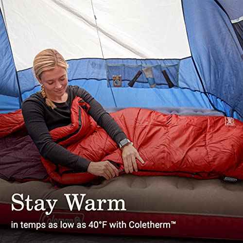 Coleman Sleeping Bag?Tidelands 40¡Æ Mummy Sleeping Bag for Adults