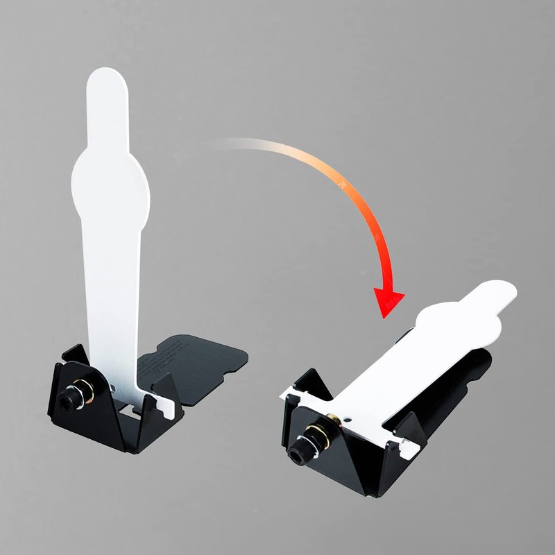 Atflbox 2 Pcs Metal Shooting Practice Target Rated for Pistol Airsoft BB Guns, Suitable for Outdoor and Indoor (POP)