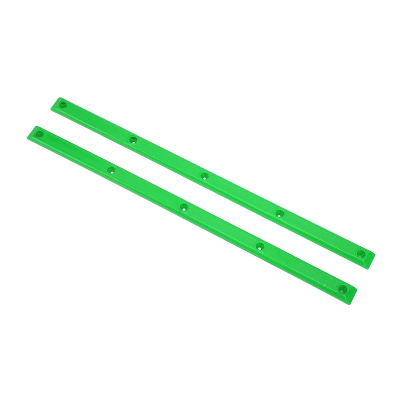 Rib Bones Rails, Stable Flexible Glossy Skateboard Wear Rails Appearance Longboard Ribs Bonesblack (Green)