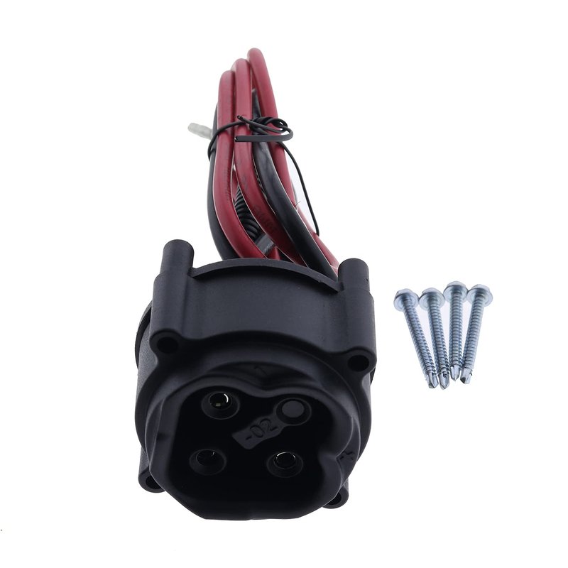 YIHETOP 48V MAC DC Charger Plug Powerwise Receptacle for Yamaha Electric G29 2008-2010 Drive/YDRE (07-10) Golf Cart JW2-H6181-02 JR1-H235A-00