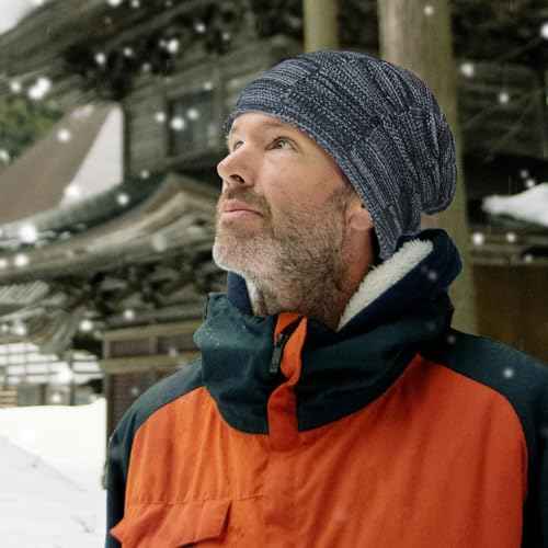 PFFY Beanie Hats for Men Women Winter Thick Warm Lined Beanies Knit Skull Cap