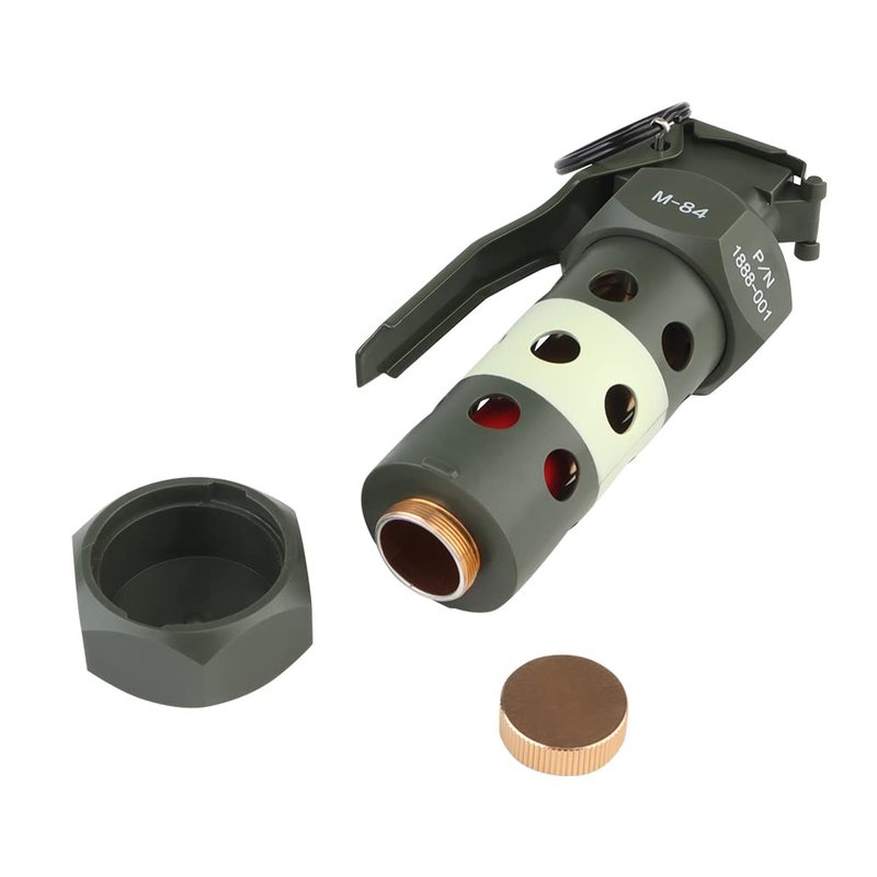 Zhongren Dummy Grenade Toy Model Plastic Grenades CS Airsoft Tactical Gear Accessories for Army Fans Cosplay Movie Props Outdoor (M-84)