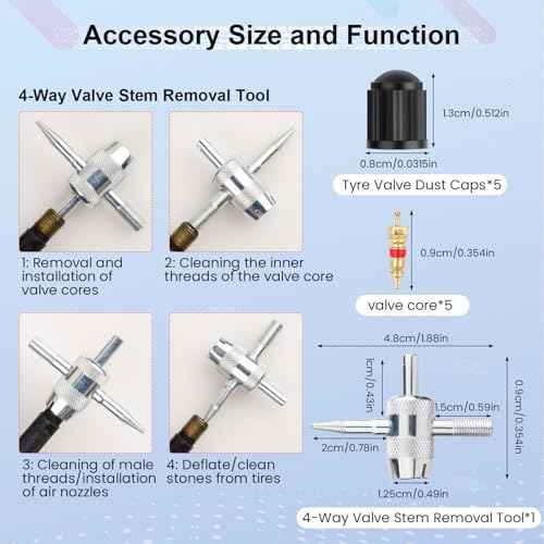 26x4.0 Inner Tube Fat Bike Tube for Mountain Bikes 2 Pack Butyl Rubber with Tire Lever,Valve Core,Remover Tool,Tire Stem Valve Caps Bicycle Inner Tube