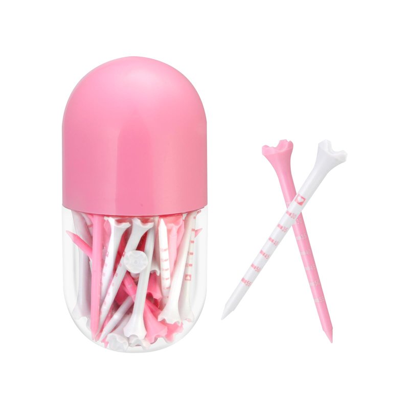 CATOSUM 50 Pcs Pink Golf Tees 2-3/4" - Funny Golf Accessories for Women, Durable and Stylish Golf Tees for Fun and Functional Play
