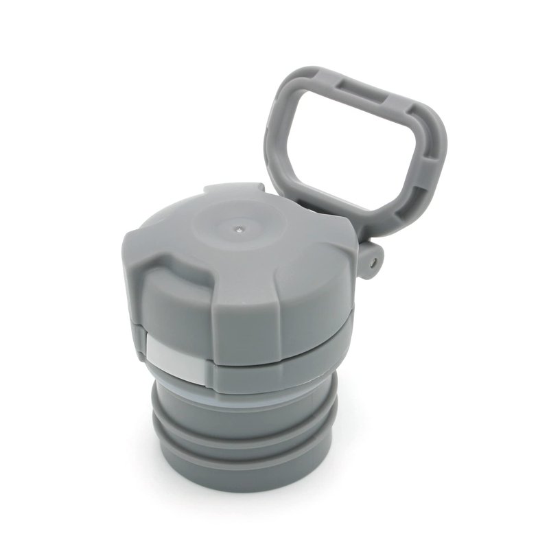 Standard-Mouth Replacement Flip Lid for Hydro Flask, Simple Modern Ascent, Classic Klean Kanteen. (Gray)