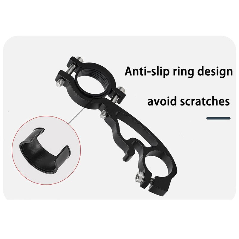 Bike Bicycle Double Handlebars Extender Extension,11.8 inches/30CM Aluminum Alloy Super Long Bike Bracket Accessories,for Bike Mounts,Bicycle Extender Bars,for 20mm-32mm Bars Caliber