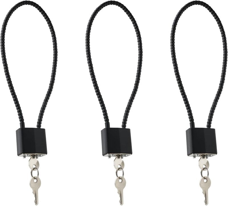 Cable Gun Locks - Keyed Alike 15" Cable Lock for Pistols, Handguns, Rifles | CA DOJ Approved Firearm Safety Solution