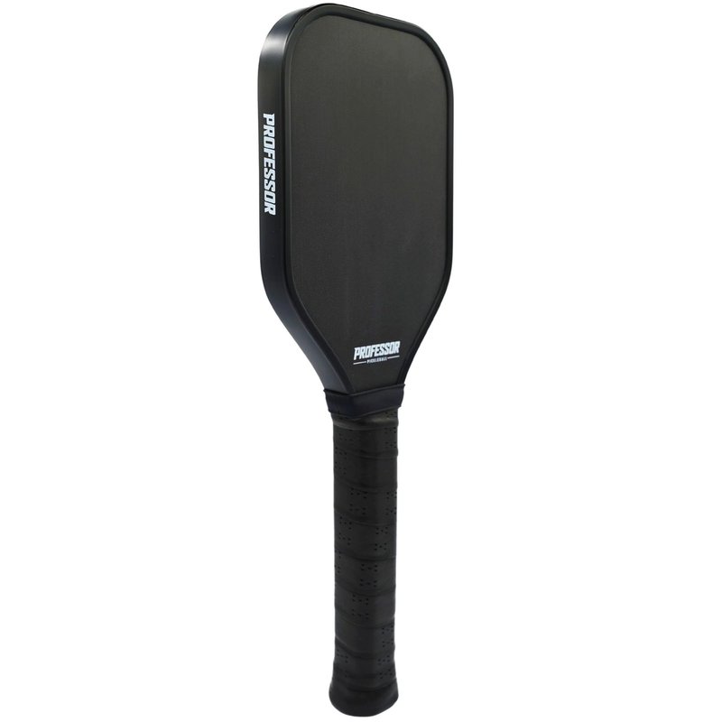 Professor Pickleball Training Paddle - Sweet Spot Enhancement with Extended Handle - T700 Raw Carbon Fiber Construction, 16MM Core Practice Pickleball Trainer Paddle