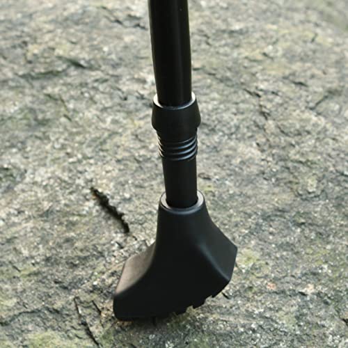 Trekking Poles Tips Set - Pack of 6 to 8 Replacement Rubber Trek Cane Tips Protectors Fit Most Walking Hiking Sticks - 11 mm Diameter by HAPLUSTAR