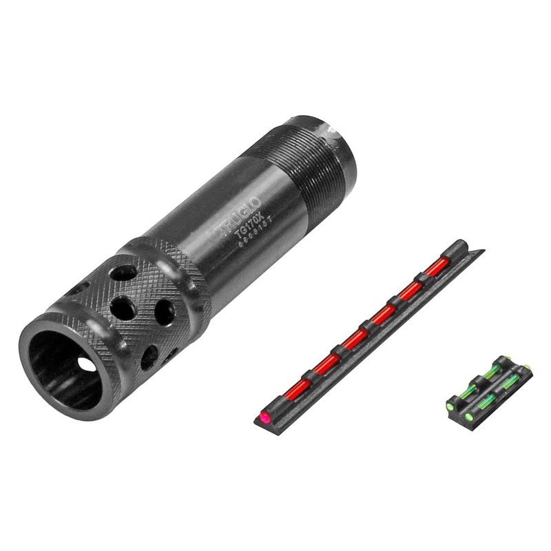 TRUGLO Gobble-Stopper Xtreme Gun Choke Tube Combo - Includes Universal-Fit Fiber Optic Sight, Remington 12 Gauge