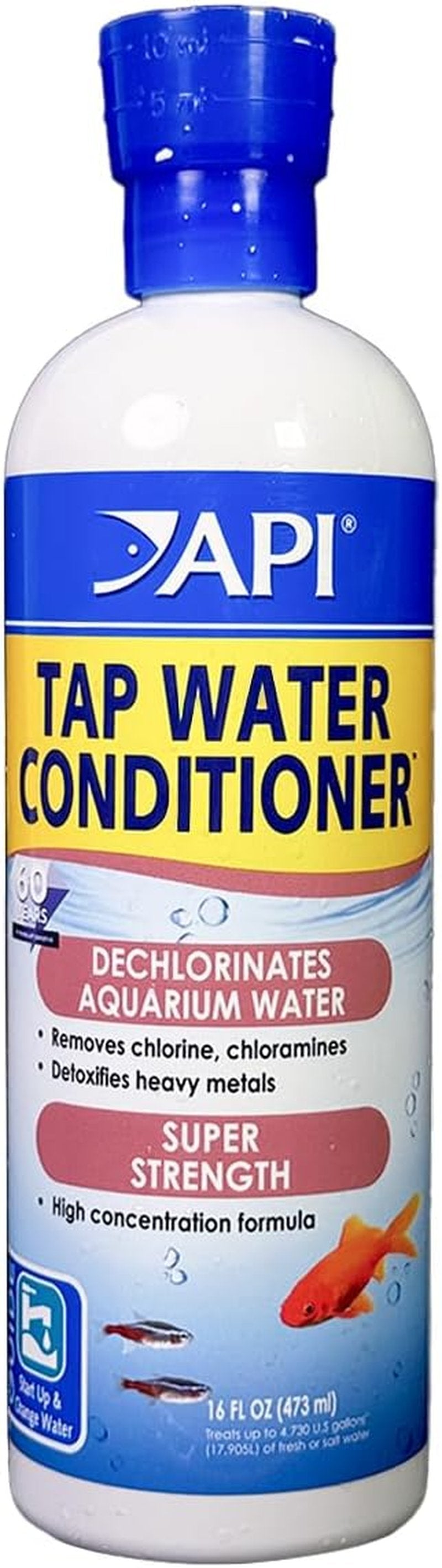API Tap Water Conditioner - Aquarium Water Treatment for Healthy Fish | 16-Ounce Bottle
