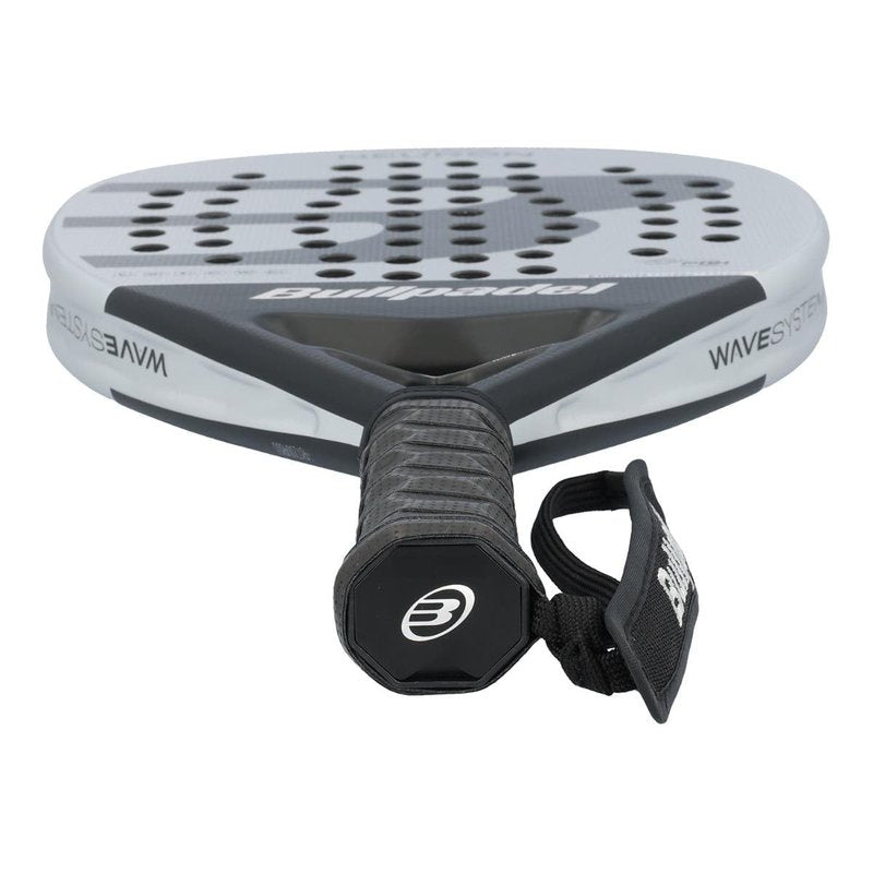 BULLPADEL Padel Racket NEURON 2025 | Professional Hybrid Shape Pala Padel | XtendCarbon 3K & MultiEva Core | Neuron Heart Stability & Wave Side Profile | Vibradrive Absorption & Hesacore Grip