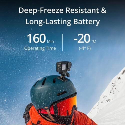 DJI Osmo Action 4 Camera Adventure Combo - 4K UHD Waterproof Vlogging Camera | Dual Screens, Stabilization, 32GB Card & Accessories