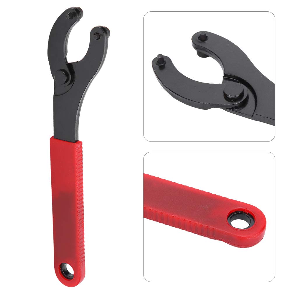 Kuuleyn 2Pcs Bottom Bracket Tool,Bicycle Center Shaft Removal Tool, Eight Character Wrench Mountain Bike Bottom Bracket Tool Flywheel Locking Ring for Biking Cycling