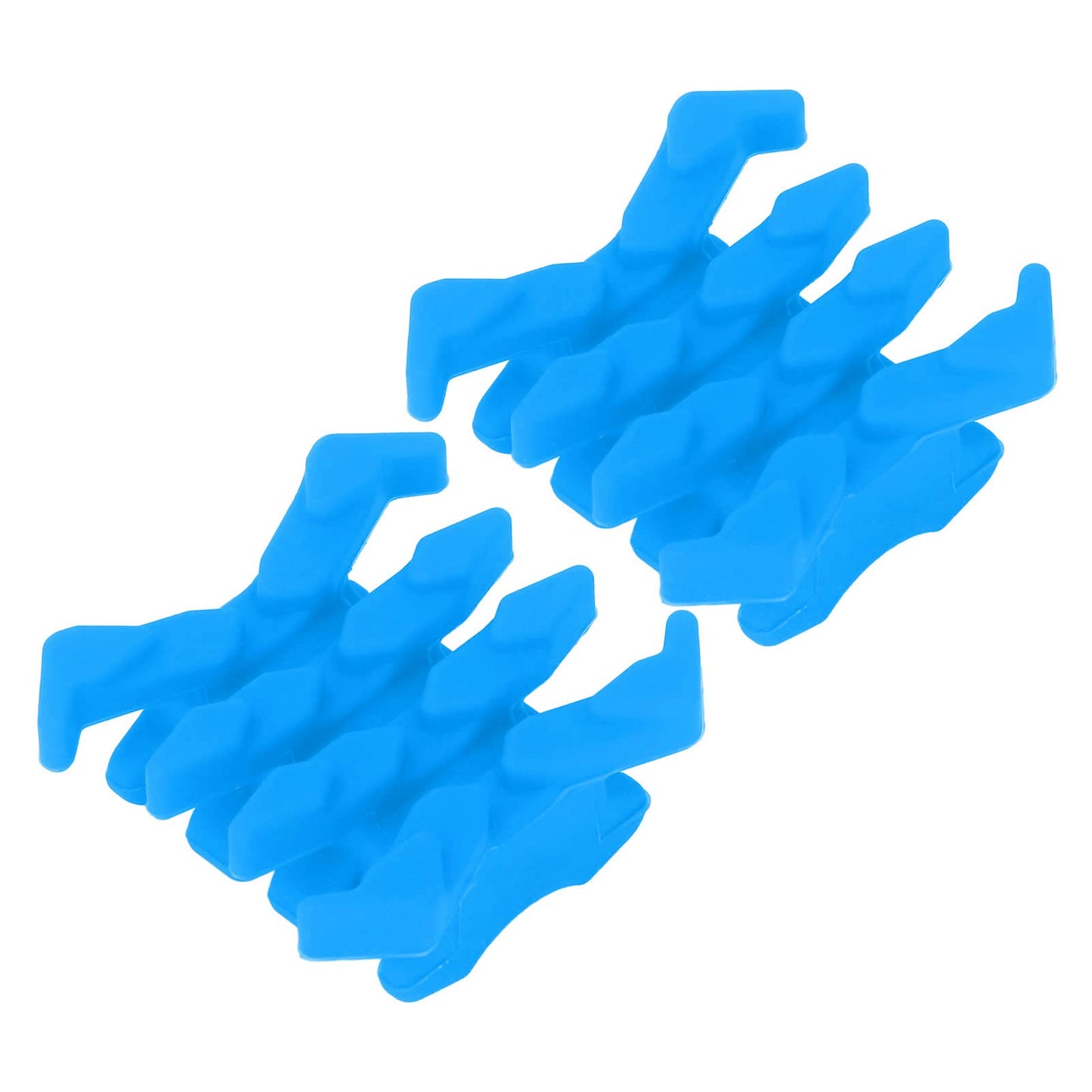 Zunate Archery Bow Dampener, Split Vibration Stabilizer Dampeners, Split Damping Rubber Archery Bow for Target Outdoor (Blue)