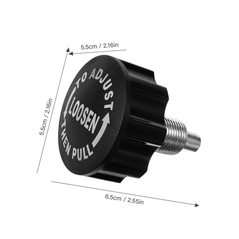 Happyyami Exercise Bike Replacement Knob 2.55X2.16 Inch Spherical Rotary Pull Pin Fitness Pull Pin Screw Replacement Parts for Exercise Machines Home Gym Accessories