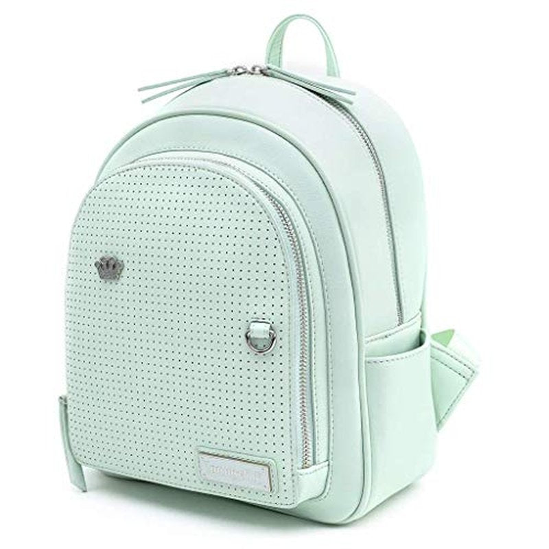Loungefly Mint Pin Trader Faux-Leather Mini Backpack
