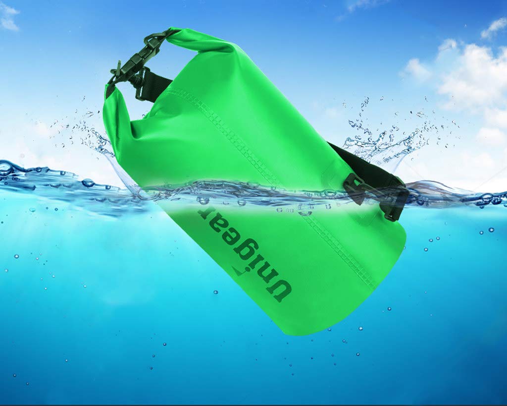 Dry Bag Sack, Waterproof Floating Dry Gear Bags for Boating, Kayaking, Fishing, Rafting, Swimming, Camping and Snowboarding (Green, 30L)