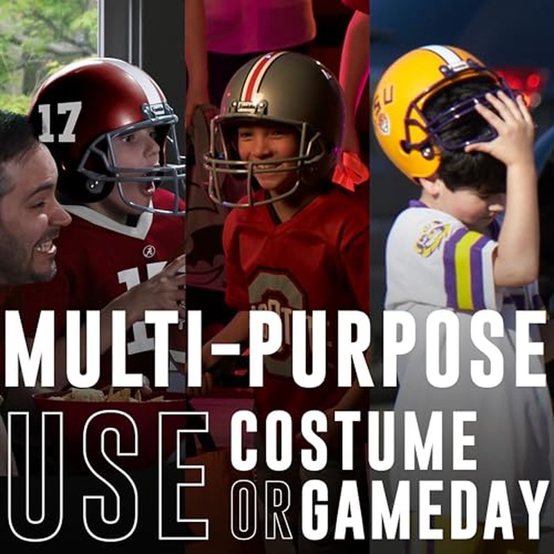 Franklin Sports NCAA Kids College Football Helmet + Jersey Sets - NCAA Team Youth Football Helmet + Uniform Costume Set
