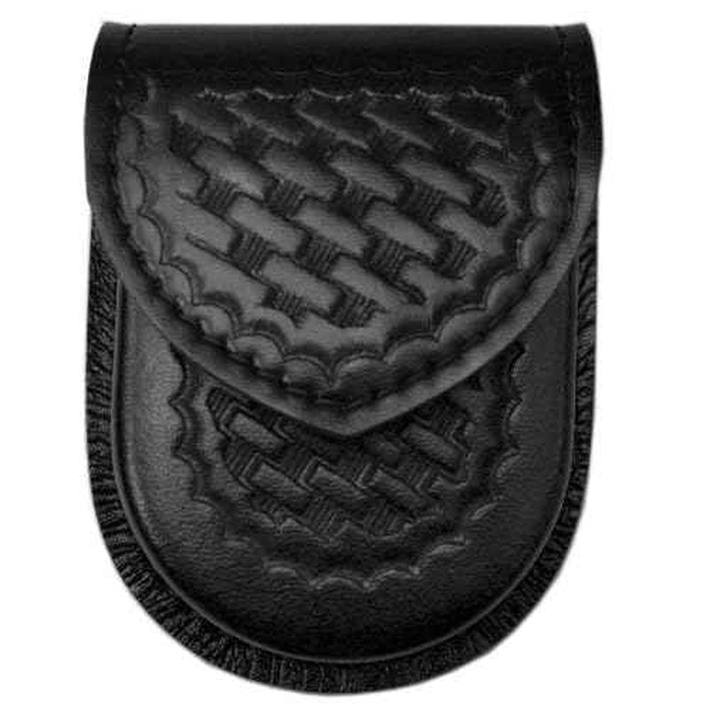 Safariland Duty Gear Double Handcuff Case - 2.25" Duty Belt Loop - Basketweave