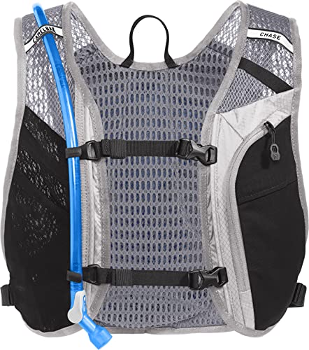 CamelBak Women's Chase Bike Vest 50oz - Hydration Vest - Easy Access Pockets, Silver/Black