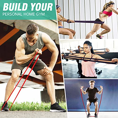 Resistance Band, Pull Up Bands, Pull Up Assistance Bands, Workout Bands, Exercise Bands, Resistance Bands Set for Legs, Working Out, Muscle Training, Physical Therapy, Shape Body, Men and Women1