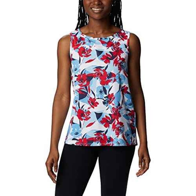 Columbia Women's Columbia Women¡¯s Chill River Tank Top, Moisture Wicking, Sun Protection