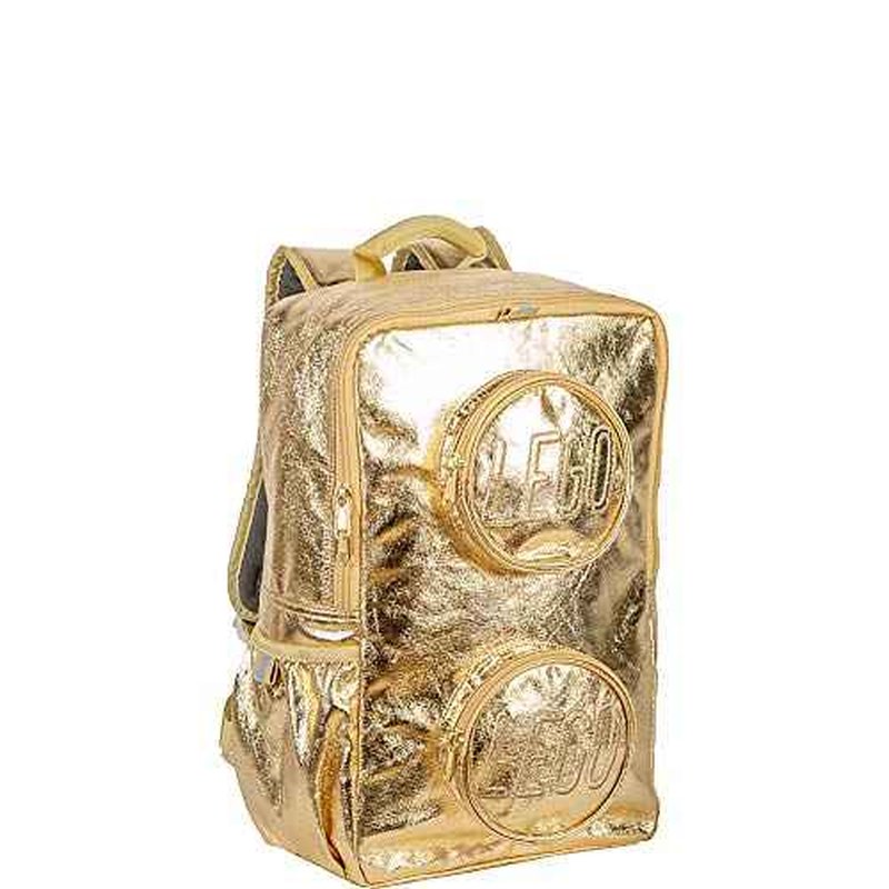 LEGO Brick Backpack - Gold Fashion Backpack, Gold