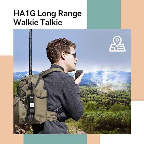 Retevis Ailunce HA1G GMRS Handheld Radio, Upgrade Chirp, GMRS Radio with IP67 Speaker Mic, IP67 Waterproof, NOAA, 2800mAh USB-C Rechargeable Portable Two Way Radio for Hunting, Camping