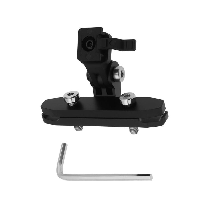 YINETTECH 1Pc Bike Taillight Saddle Rail Mount Support Seatpost Compatible with Bontrager Ion Pro RT Headlight Adapter Torch Adapter Holder Black
