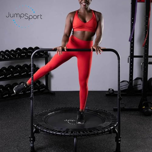 JumpSport Handle Bar Accessory For 44 Inch Arched Leg Fitness Trampolines Fits Only 44 Inch Diameter Rebounder and Trampoline Not Included, Black