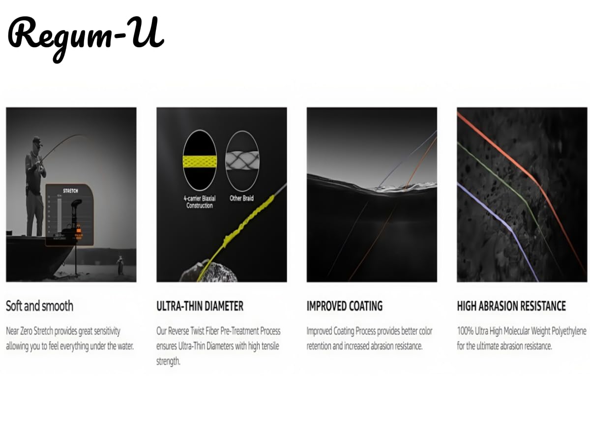 Regum-U Gummax 8 Strand Braided Fishing Line