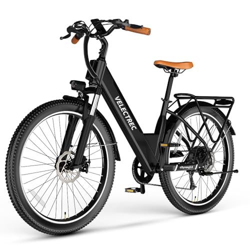 VELECTREC Electric Bike for Adults Peak 750w 528wh-Black