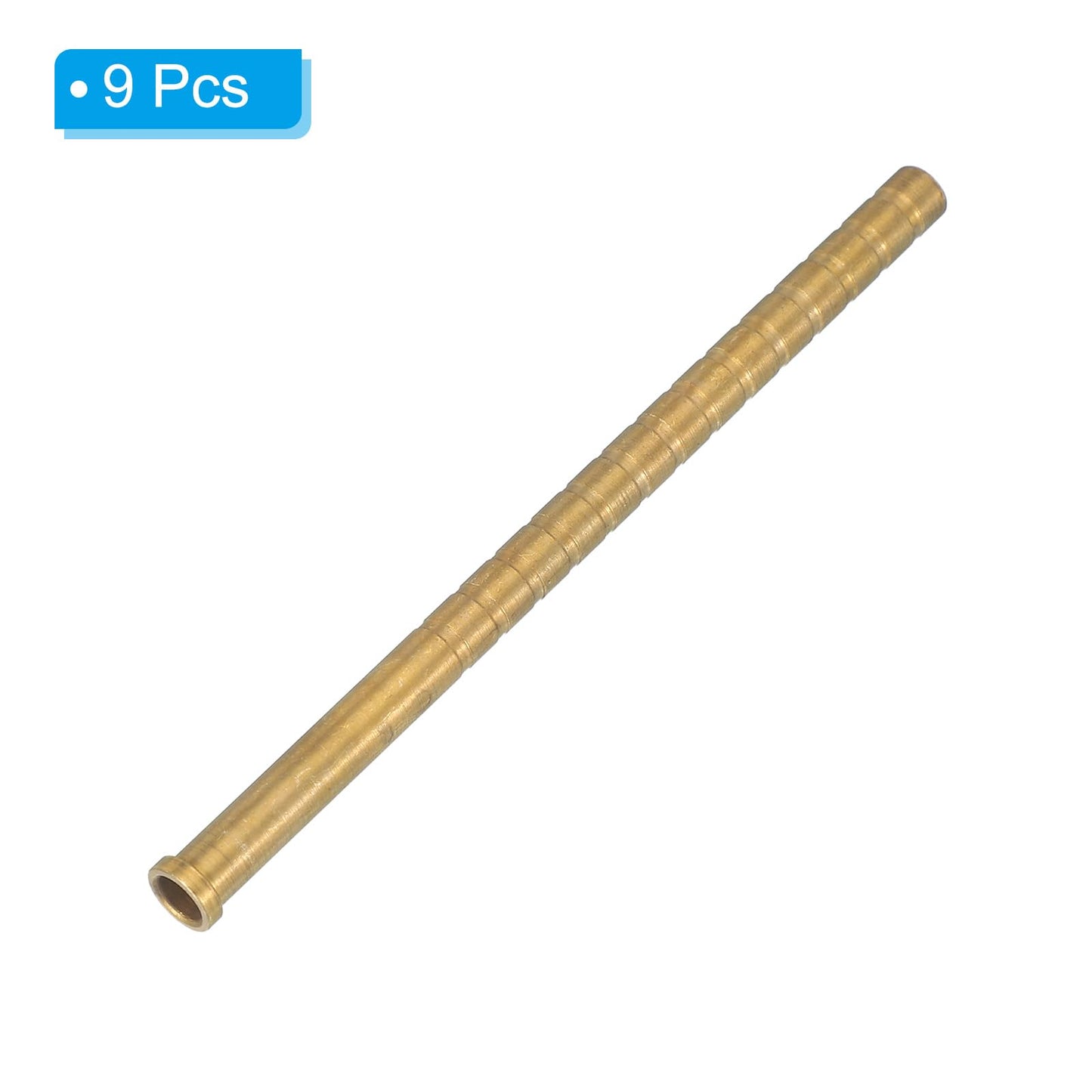 PATIKIL 350 Grain Archery Arrow Brass Insert, 9 Packs Insert Screw Copper Brass Arrow for .244/6.2mm Carbon Arrows