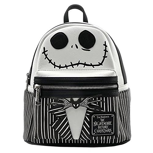 Loungefly x The Nightmare Before Christmas Jack Cosplay Faux Leather Backpack (One Size, Black)