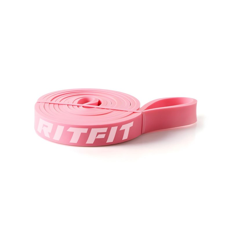 RitFit Pull Up Assist Band - Premium Resistance Band for Pull Up Assistance, Resistance Training, Body Stretching, Powerlifting, Mobility Training (#9 Pink)