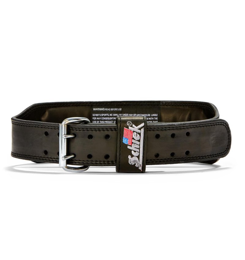 Schiek Jay Cutler Signature Leather Belt - Comfortable Weight Lifting Belt (Small)