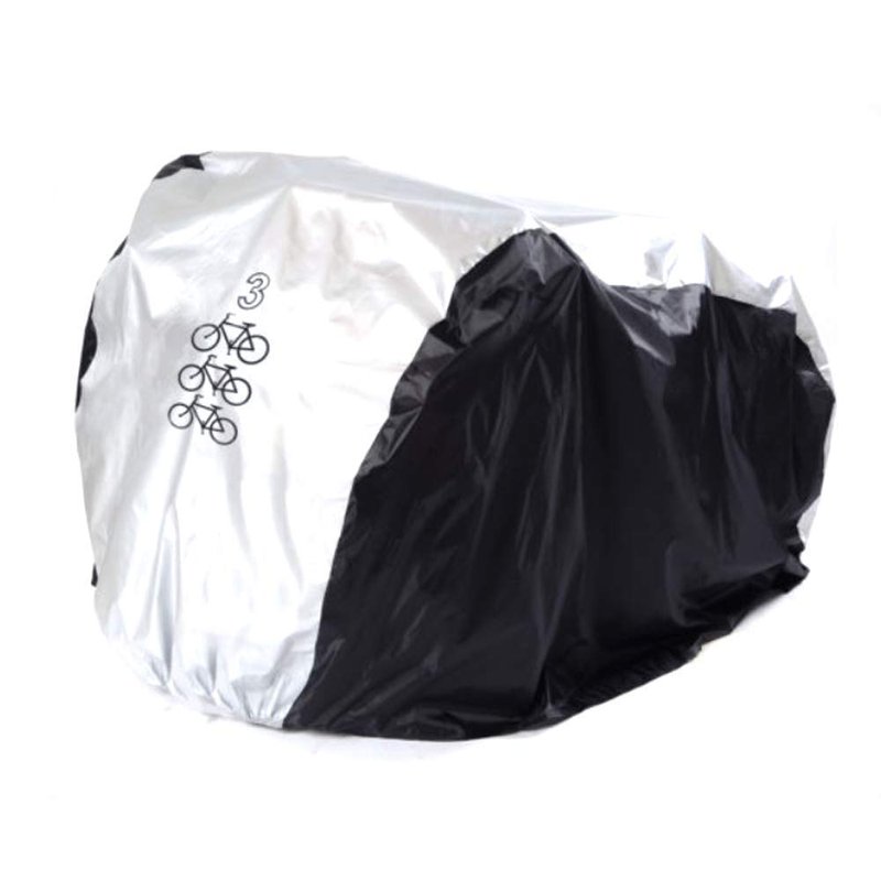 URBEST Bike Cover, Waterproof Outdoor Bike Protector Dust-Proof and Sunscreen Cover with Lock Hole for Mountain Bike, Road Bikes and Electric Bikes (Black and White)