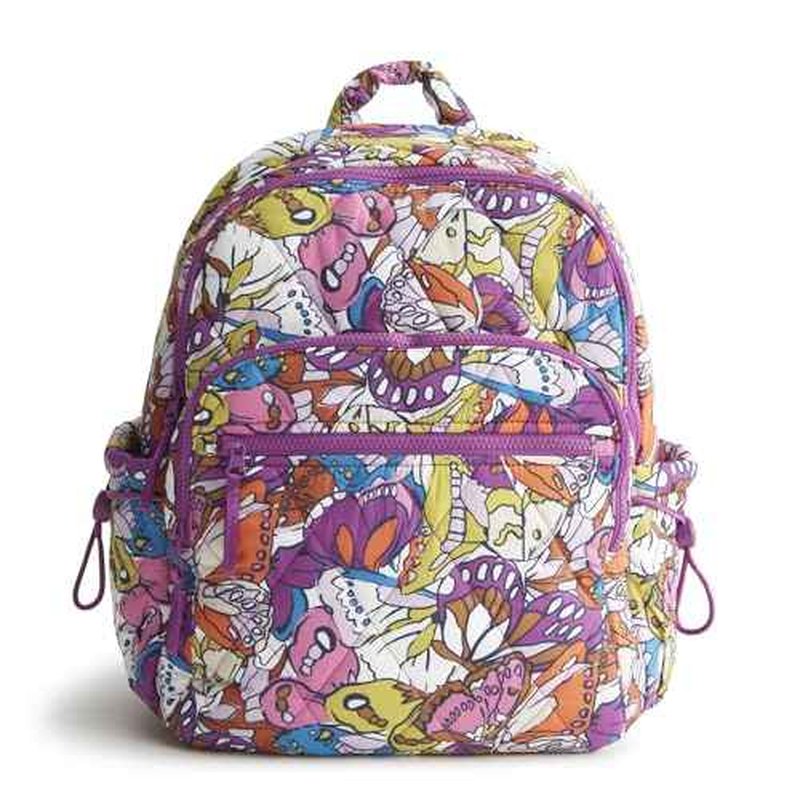 Vera Bradley Women's Featherweight Bancroft Backpack, Flutter, One Size