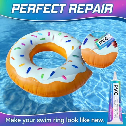 Halldeli Waterproof Inflatable Repair Kit for Air Mattress, Kayak & Pool Float