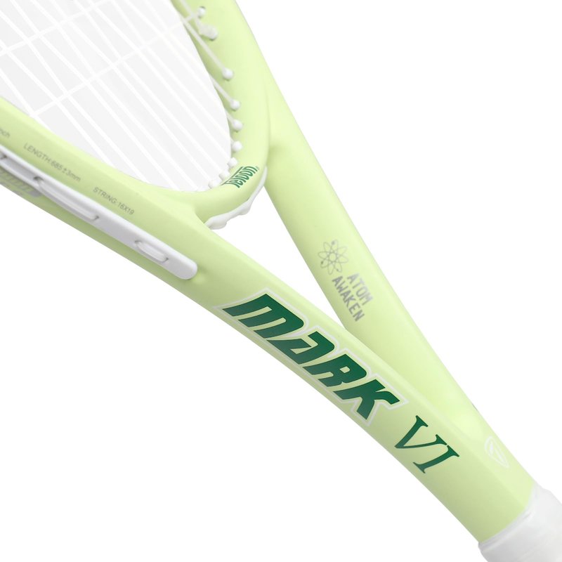 Teloon Recreational Adult Tennis Rackets-27 inch Tennis Racquet for Men and Women College Students Beginner Tennis Racket. (V9-Pink and White)