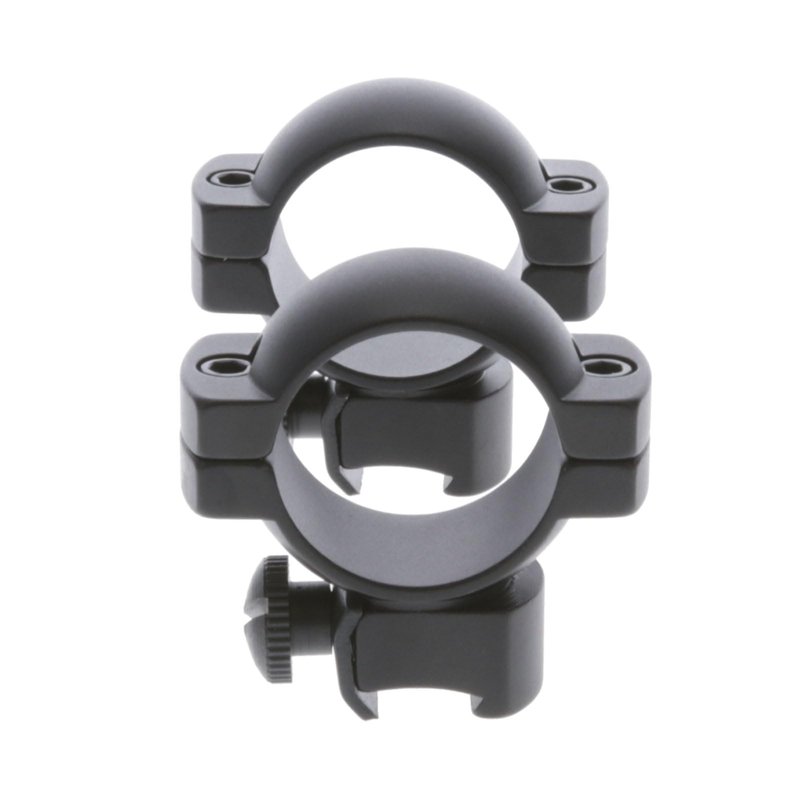 TRUGLO Lightweight Scope Rings | Tactical Hunting Shooting Versatile Durable Aluminum Mounting Accessory for 1" Tube Scope | for Rimfire/Airgun Rails | Medium (2 Screws per Ring)
