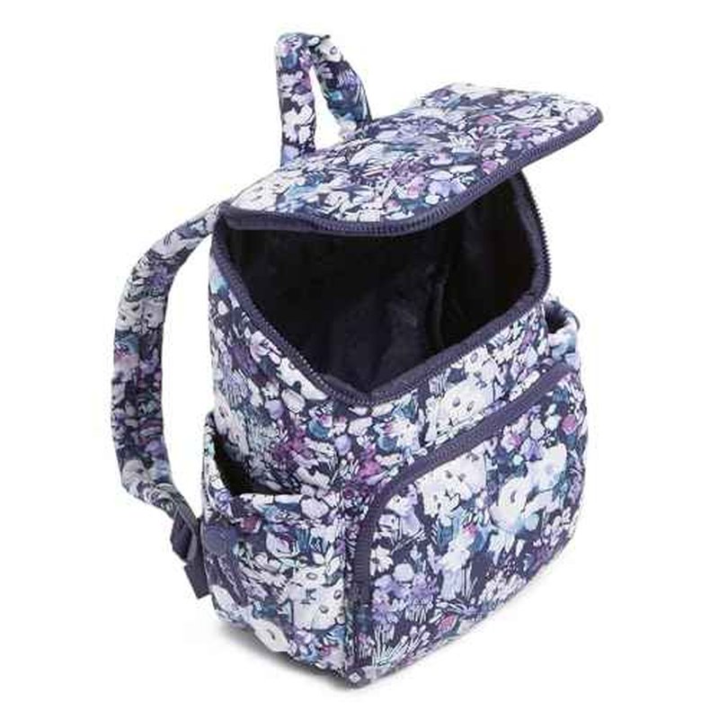 Vera Bradley Featherweight Backpack, Artist's Garden Purple, One Size